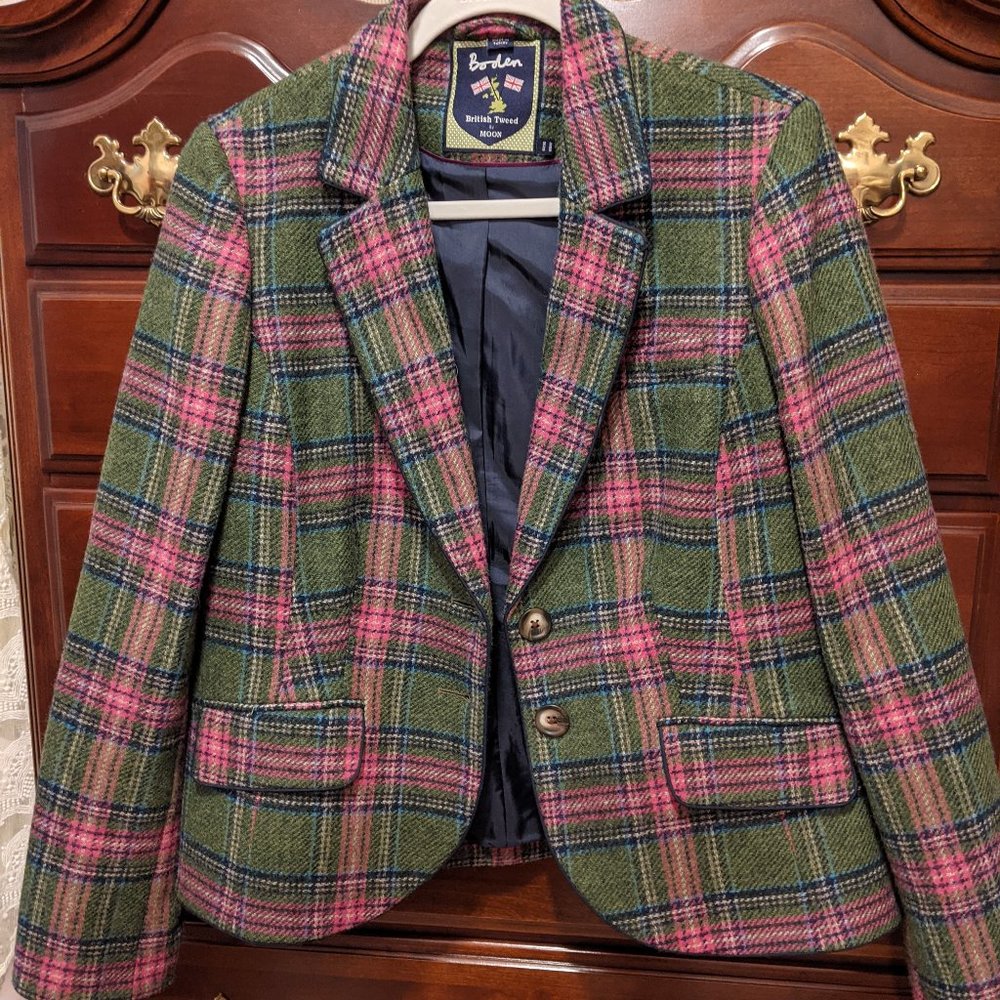 Boden Tweed jacket Size 12, Tag says UK 16